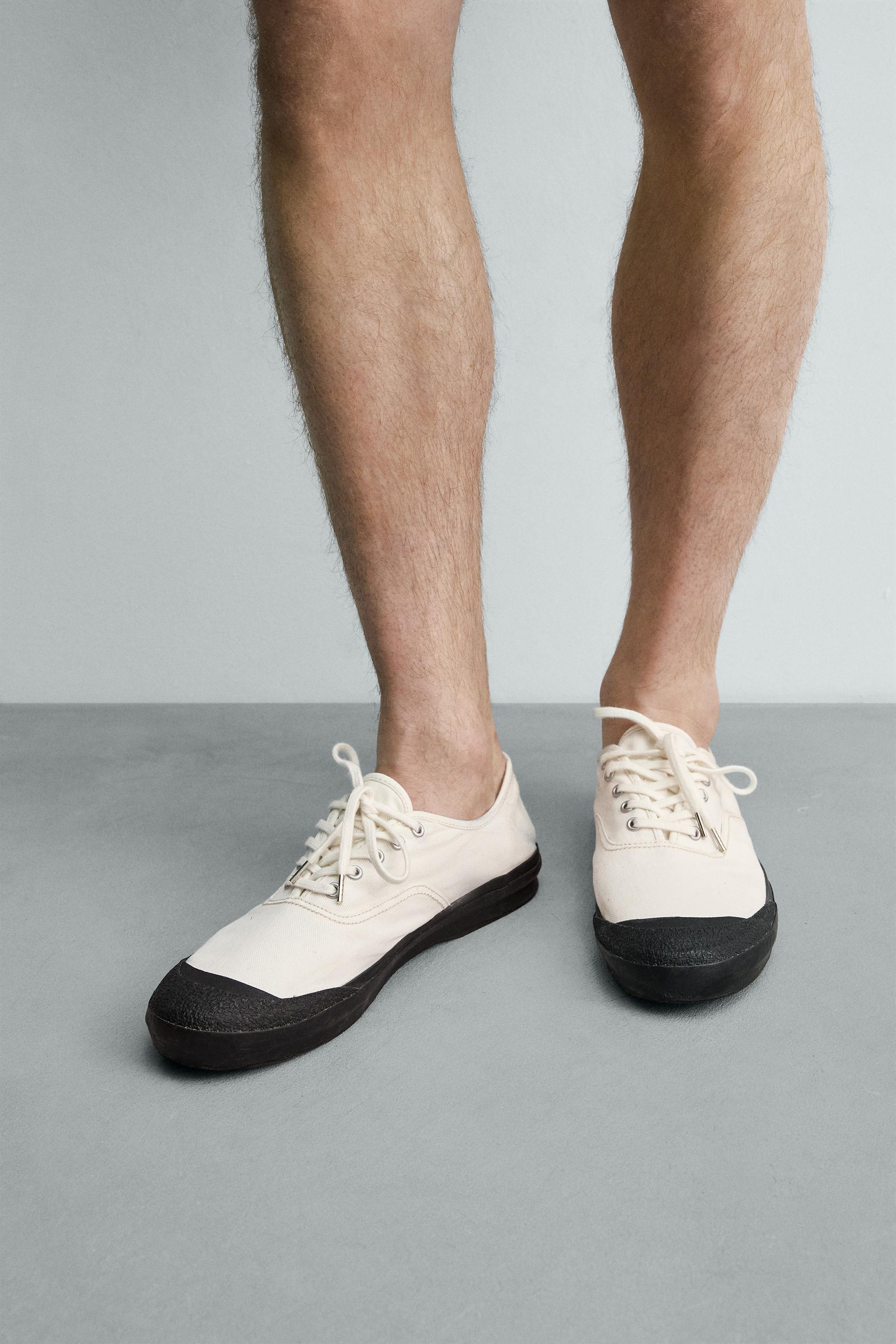 BASKETS EN TISSU AARON LEVINE X ZARA